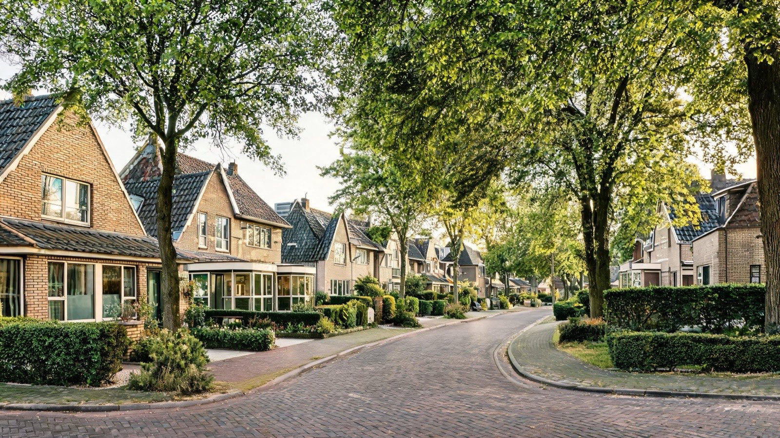 Appartementen en eengezinswoningen in een groene woonwijk in Amstelveen